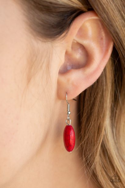 Island Queen Red Necklace Set
