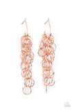 Long Live the Rebels Copper Earrings