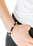 Poised for Perfection Black Bracelet