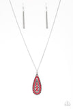 Tiki Tease Red Necklace Set