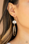 Drop Dead Glamourous Gold Earrings