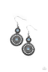 Opulent Outreach Blue Earrings