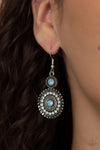 Opulent Outreach Blue Earrings