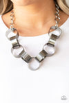 NR* Big Hit Silver Necklace Set