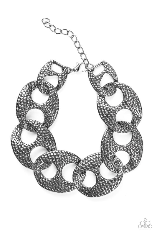 Casual Connoisseur Gunmetal Black Bracelet