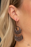 Country Chimes Copper Earrings