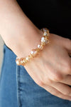 Crystal Collision Bracelet-Gold