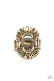 Deco Diva Brass Ring