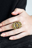 Deco Diva Brass Ring