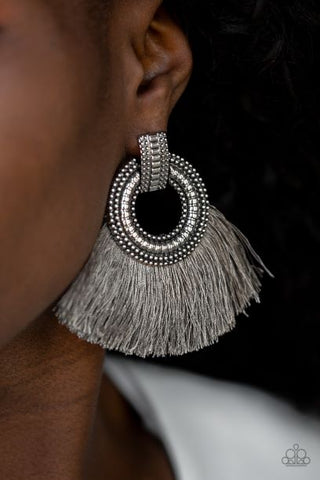 I AM Spartacus Silver Fringe Earring