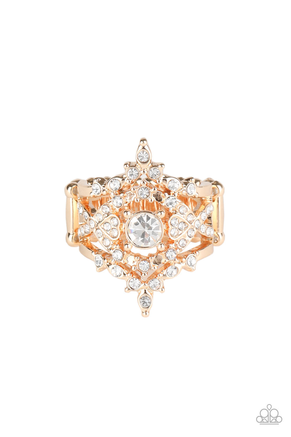 Royal Love Story Gold Ring
