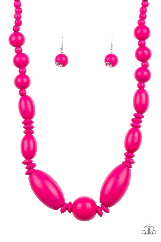Summer Breezin Pink Necklace