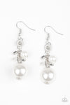 Timelessly Traditional White Earrings