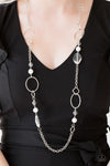 Very Visionary White Necklace Set