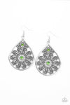 Whimsy Dreams Green Earrings