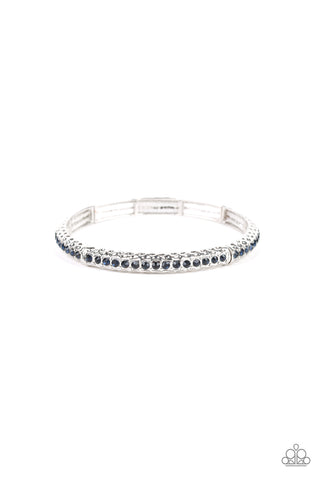 Cha Cha Ching! Blue and Silver Bracelet