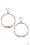 Dancing Radiance Copper Earrings