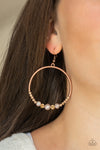 Dancing Radiance Copper Earrings