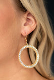 Haute Halo Gold Earrings