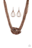 Knotted Knockout Copper Necklace Set