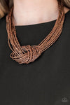 Knotted Knockout Copper Necklace Set