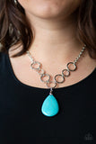 Living on a Prairie Blue Necklace Set