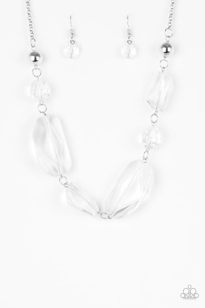 Luminous Luminary White Necklace Set