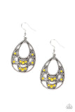 Malibu Macrame Yellow Earrings