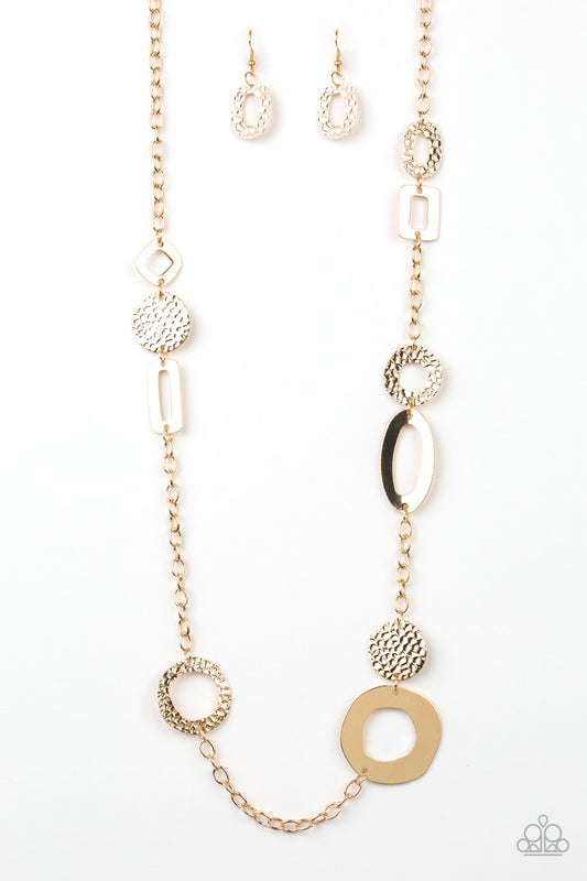 Metro Scene Gold Necklace Set