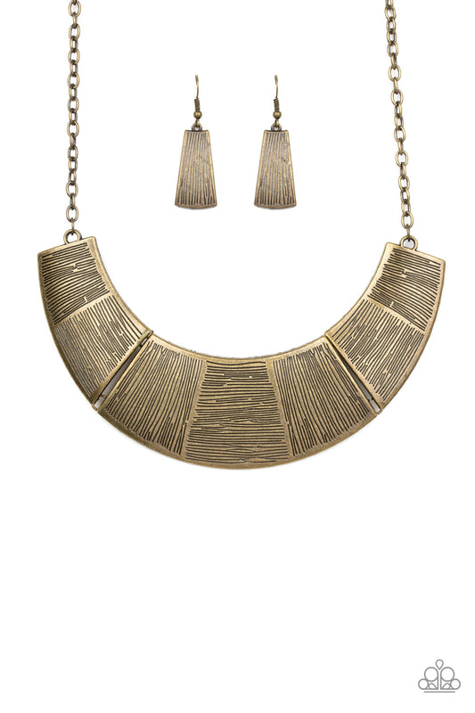 More Roar Brass Necklace