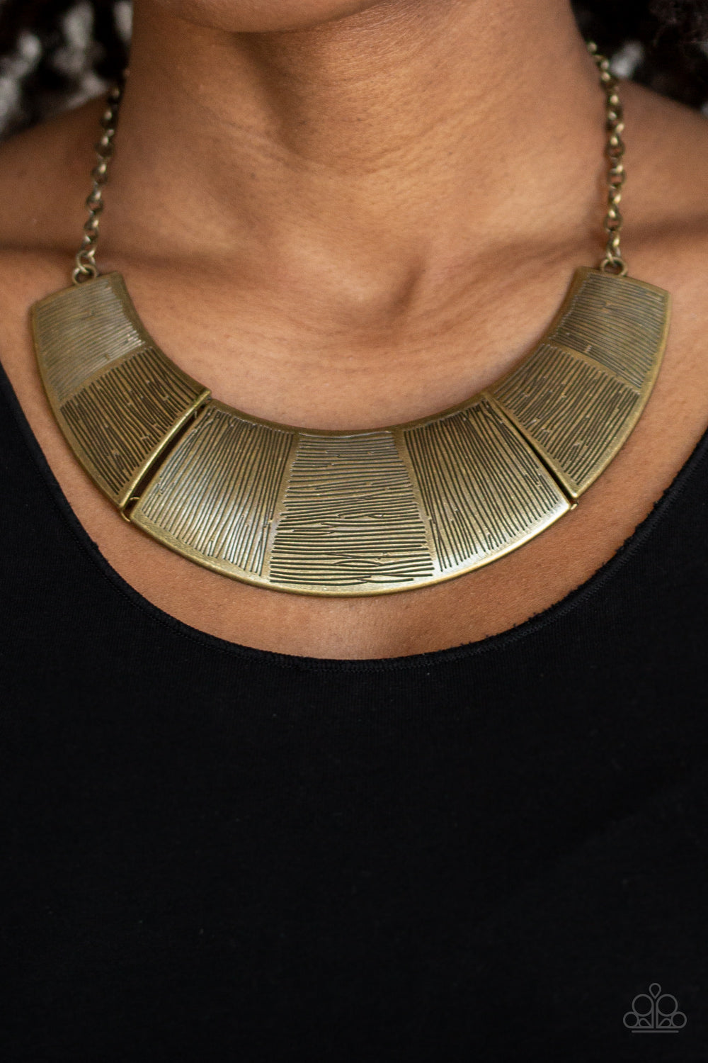 More Roar Brass Necklace