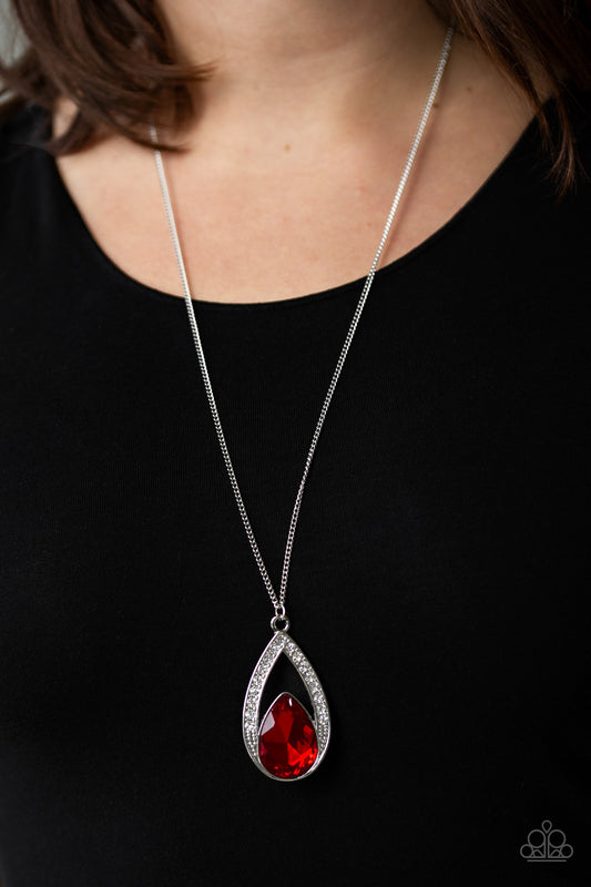 Notorious Noble Red Necklace Set