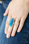 NR* Oval Oasis Blue Ring