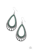 Royal Finesse Green Earrings