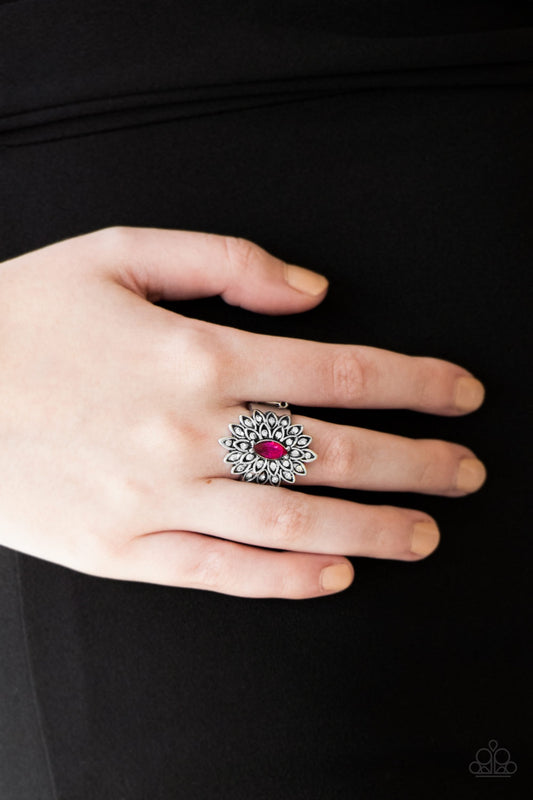Blooming Fireworks Pink Ring