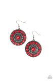 Desert Palette Red Earrings