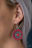 Desert Palette Red Earrings