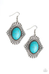 Easy As Pioneer Blue Earrings