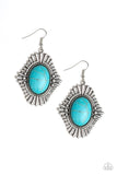 Easy As Pioneer Blue Earrings