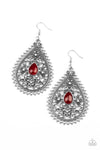 Eden Glow Red Earrings