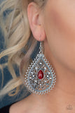 Eden Glow Red Earrings