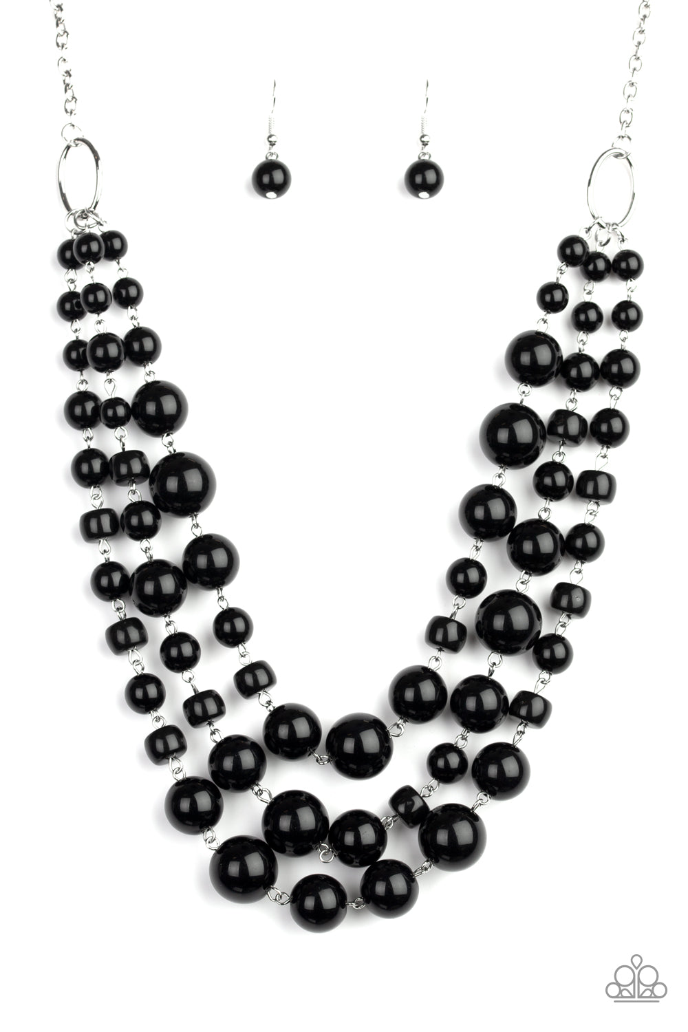 Everyone Scatter! Black Necklace Set