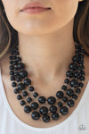 NR* Everyone Scatter! Black Necklace Set