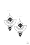 Geo Gypsy Black Earrings