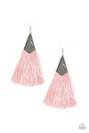 In Full Plume- Pink Earring