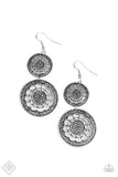 Merry Marigolds Silver Earrings