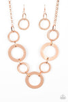 Ringed in Radiance Copper Necklace Set