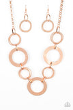 Ringed in Radiance Copper Necklace Set