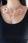 Ringed in Radiance Copper Necklace Set