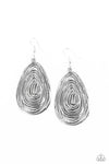 Rural Ripples Silver Earrings